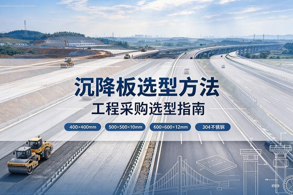 泽普沉降板选择方法