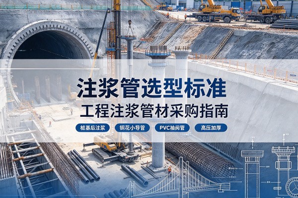 泽普注浆管选型标准