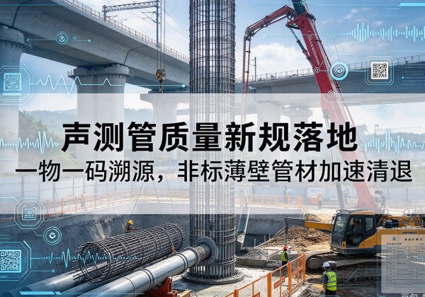 泽普声测管质量新规落地，一物一码溯源，非标薄壁管材加速清退