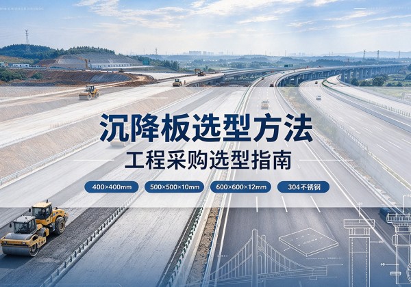 泽普沉降板选择方法