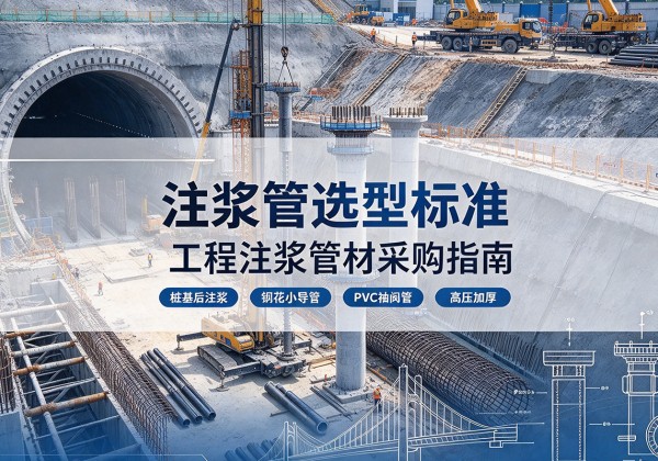 泽普注浆管选型标准